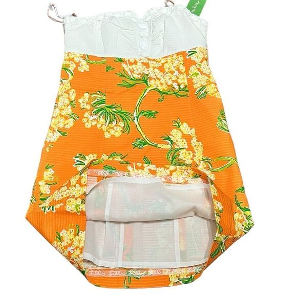 NWT Lilly Pulitzer Bowen Dress Lace By The Docks Nectar Orange, Size 8, NWT - Picture 6 of 12